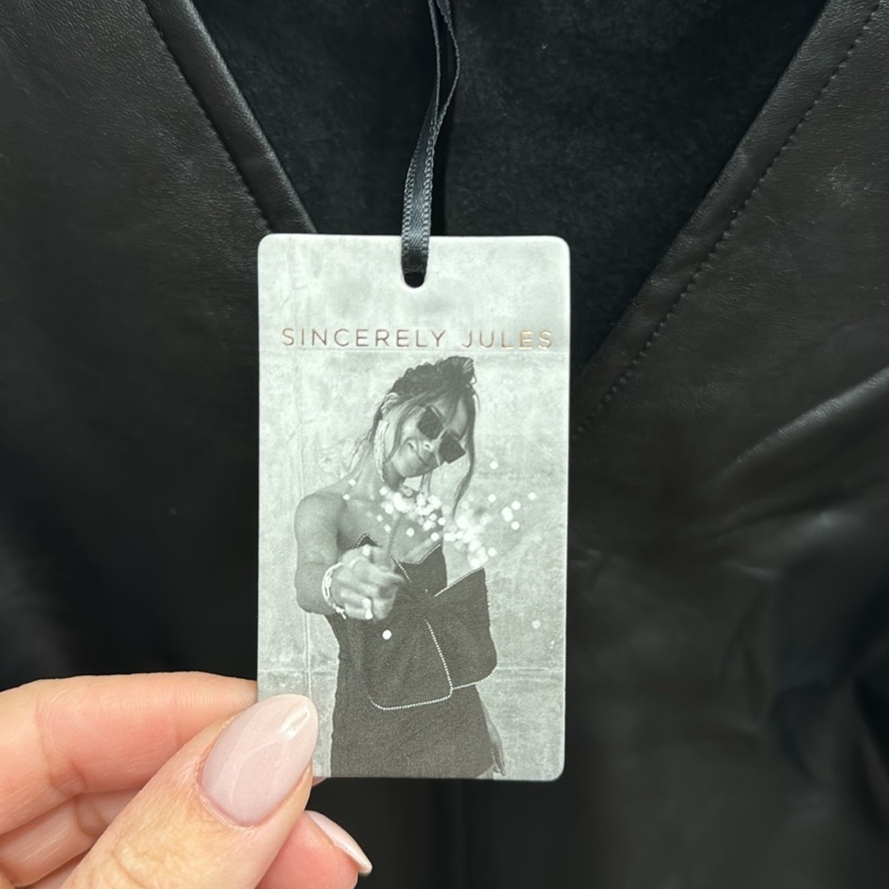 NWT leather bodysuit - Picture 3 of 5